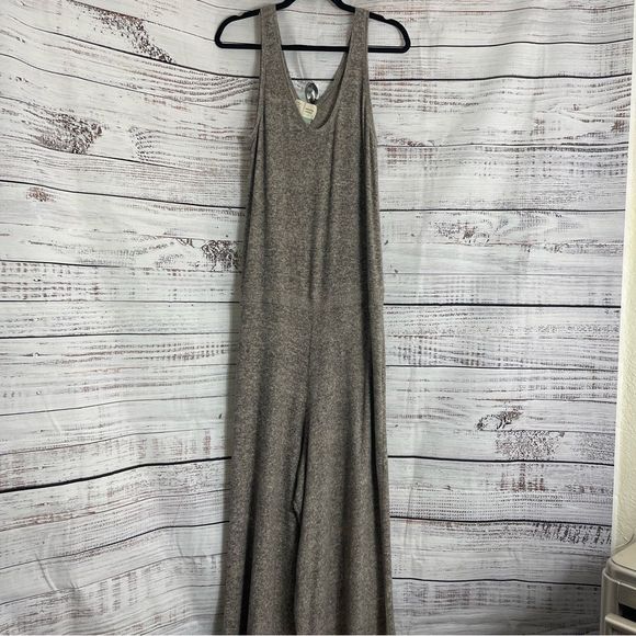 Saturday Sunday By Anthropologie jumpsuit Womens Large Cloud Fleece Romper - Picture 5 of 12